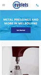 Mobile Screenshot of eyelets.com.au